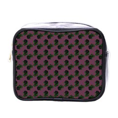 Black Rose Mauve Mini Toiletries Bag (one Side) by snowwhitegirl