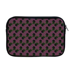 Black Rose Mauve Apple Macbook Pro 17  Zipper Case by snowwhitegirl