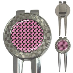 Black Rose Light Pink 3-in-1 Golf Divots