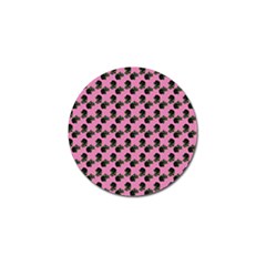 Black Rose Light Pink Golf Ball Marker (4 pack)