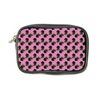 Black Rose Light Pink Coin Purse Front