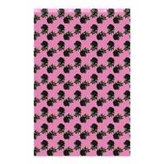 Black Rose Light Pink Shower Curtain 48  x 72  (Small) 