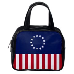 Betsy Ross Flag Usa America United States 1777 Thirteen Colonies Vertical Classic Handbag (one Side) by snek