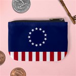 Betsy Ross flag USA America United States 1777 Thirteen Colonies vertical Mini Coin Purse Back