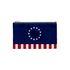 Betsy Ross Flag Usa America United States 1777 Thirteen Colonies Vertical Cosmetic Bag (small) by snek