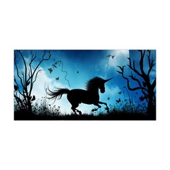 Wonderful Unicorn Silhouette In The Night Yoga Headband by FantasyWorld7