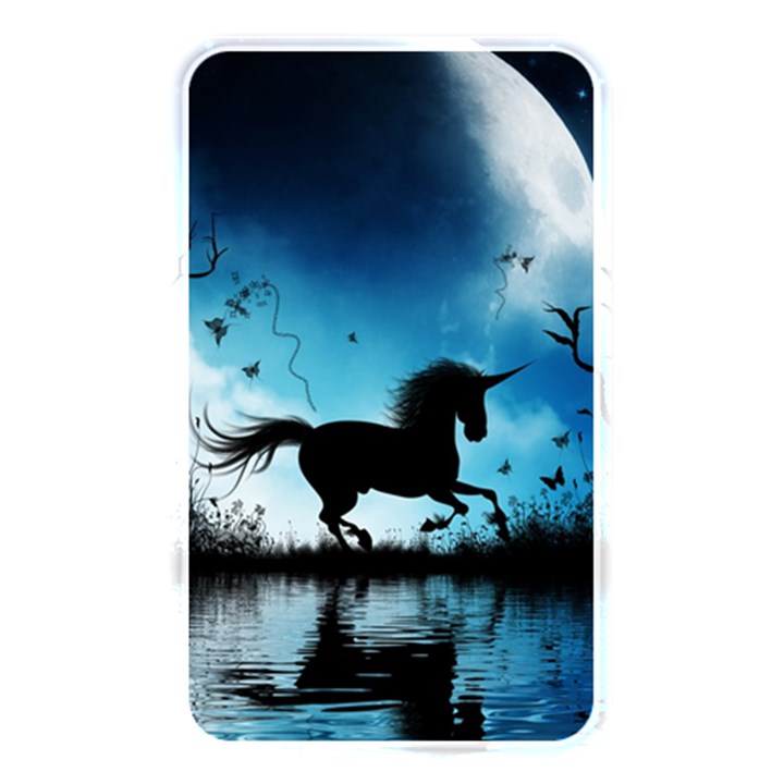 Wonderful Unicorn Silhouette In The Night Memory Card Reader (Rectangular)