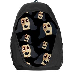 Cute Dachshund Face Backpack Bag by trulycreative