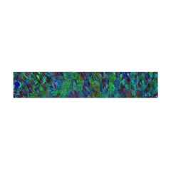 Essence Of A Peacock Flano Scarf (mini) by bloomingvinedesign