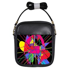 Club Fitstyle Fitness By Traci K Girls Sling Bag by tracikcollection