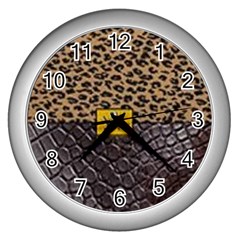 Cougar By Traci K Wall Clock (silver)