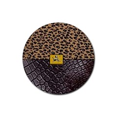 Cougar By Traci K Rubber Coaster (round) 