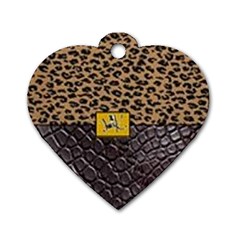 Cougar By Traci K Dog Tag Heart (two Sides) by tracikcollection