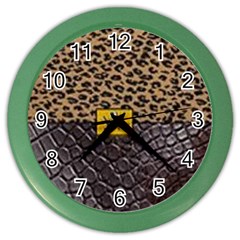 Cougar By Traci K Color Wall Clock