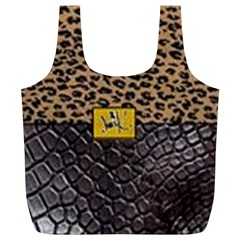 Cougar By Traci K Full Print Recycle Bag (xl) by tracikcollection