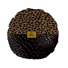 Cougar By Traci K Standard 15  Premium Flano Round Cushions