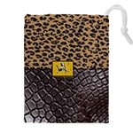 Cougar by Traci K Drawstring Pouch (4XL) Front