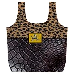 Cougar By Traci K Full Print Recycle Bag (xxl)