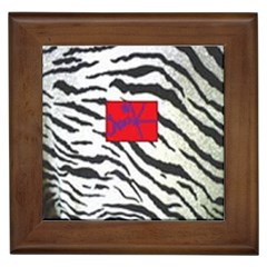 Striped By Traci K Framed Tile