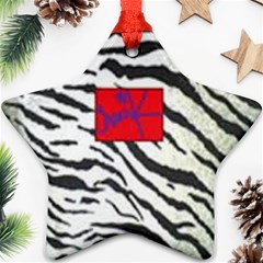 Striped By Traci K Ornament (star)