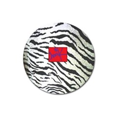 Striped By Traci K Magnet 3  (round)