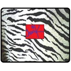 Striped By Traci K Fleece Blanket (medium) 