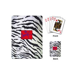 Striped By Traci K Playing Cards Single Design (mini)