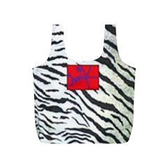 Striped By Traci K Full Print Recycle Bag (s) by tracikcollection