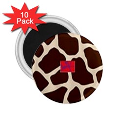 Giraffe By Traci K 2 25  Magnets (10 Pack)  by tracikcollection