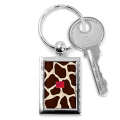 Giraffe By Traci K Key Chain (rectangle) by tracikcollection