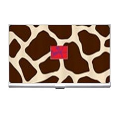 Giraffe By Traci K Business Card Holder by tracikcollection