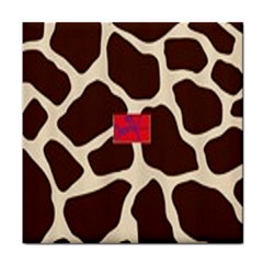 Giraffe By Traci K Face Towel by tracikcollection