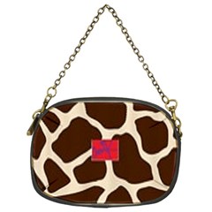 Giraffe By Traci K Chain Purse (one Side) by tracikcollection