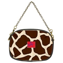 Giraffe By Traci K Chain Purse (two Sides) by tracikcollection