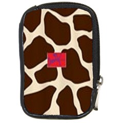 Giraffe By Traci K Compact Camera Leather Case by tracikcollection