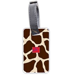 Giraffe By Traci K Luggage Tag (one Side) by tracikcollection