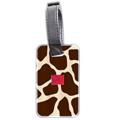 Giraffe By Traci K Luggage Tag (two Sides) by tracikcollection