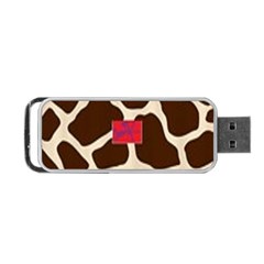 Giraffe By Traci K Portable Usb Flash (one Side) by tracikcollection