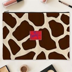 Giraffe By Traci K Cosmetic Bag (xxxl) by tracikcollection