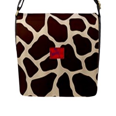 Giraffe By Traci K Flap Closure Messenger Bag (l) by tracikcollection