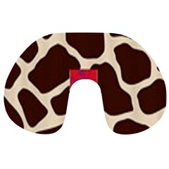 Giraffe By Traci K Travel Neck Pillow by tracikcollection