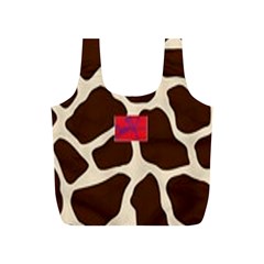 Giraffe By Traci K Full Print Recycle Bag (s) by tracikcollection