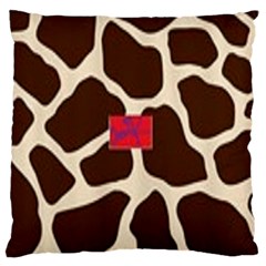 Giraffe By Traci K Standard Flano Cushion Case (two Sides) by tracikcollection