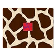 Giraffe By Traci K Double Sided Flano Blanket (large)  by tracikcollection