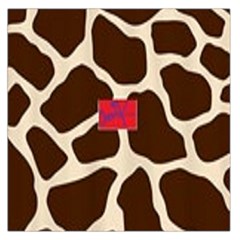 Giraffe By Traci K Large Satin Scarf (square) by tracikcollection