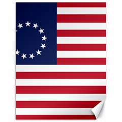 Betsy Ross Flag Usa America United States 1776 1777 Thirteen Colonies Maga Canvas 18  X 24  by snek