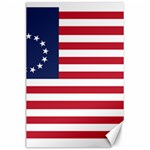 Betsy Ross flag USA America United States 1776 1777 Thirteen Colonies MAGA Canvas 24  x 36  23.35 x34.74  Canvas - 1