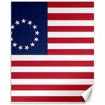 Betsy Ross flag USA America United States 1776 1777 Thirteen Colonies MAGA Canvas 11  x 14  10.95 x13.48  Canvas - 1