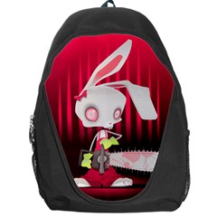 Scary Bunny Backpack Bag by trulycreative