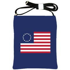 Betsy Ross Flag Usa America United States 1777 Thirteen Colonies Maga  Shoulder Sling Bag by snek